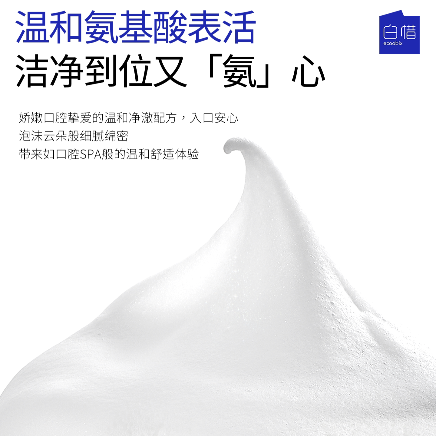 ECOOBIX Amino Acid Anti-Sugar Toothpaste 100g 白惜氨基酸抗糖牙膏