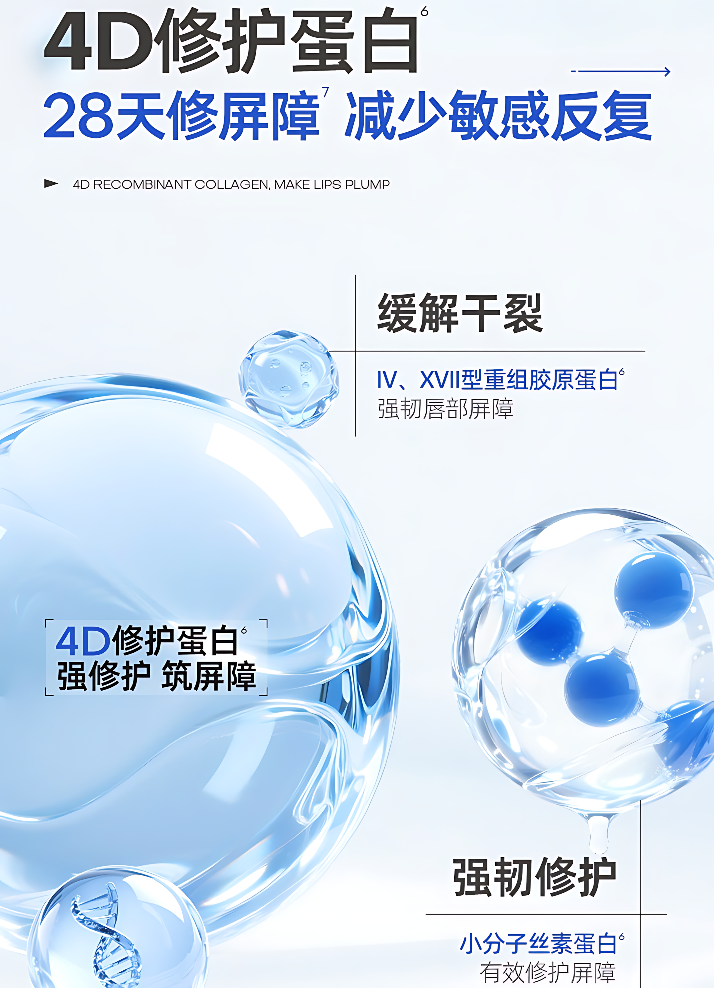 Tiktok/Douyin Hot ROPO Hydrating and Moisturizing Lip Gel 10g【Tiktok抖音爆款】诺卜水感盈润唇部啫喱