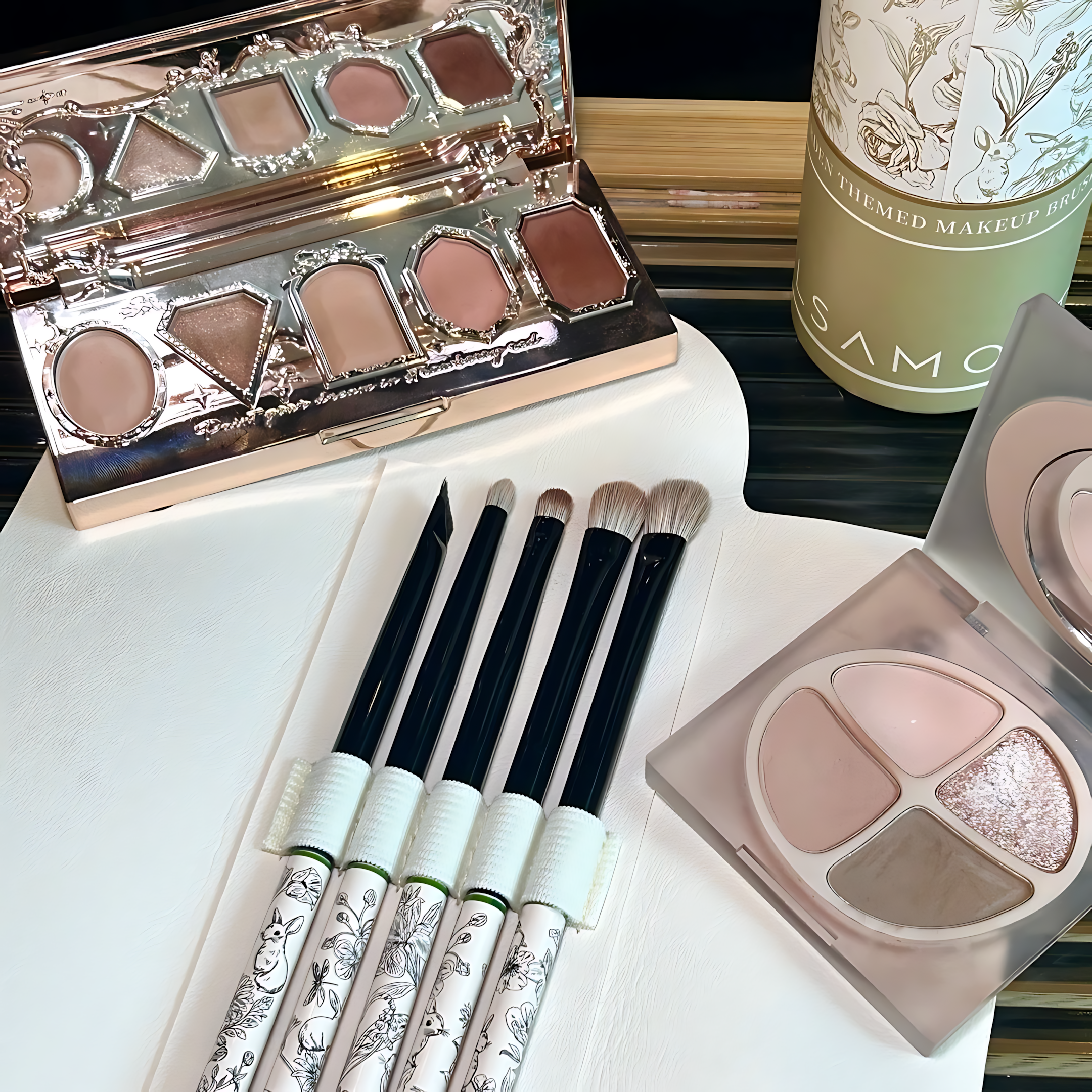 AMORTALS Artist Series Palm Garden Eye Brush Set 6pcs 尔木萄艺术家系列手心的花园眼部套刷