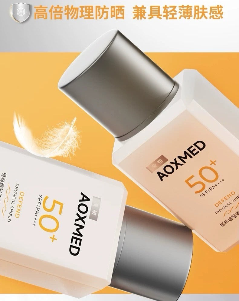 AOXMED Lightweight Physical Sunscreen Lotion SPF50+ PA++++ 30ml 瑷科缦轻透物理防晒乳