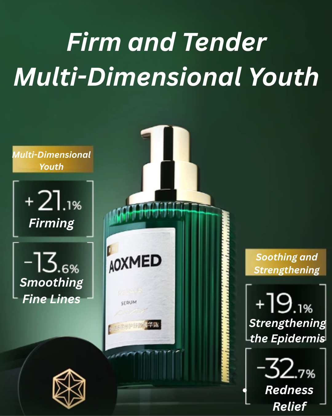 AOXMED Multi-Layer Repair Soothing Serum 30ml 瑷科缦多层修护舒颜精华露