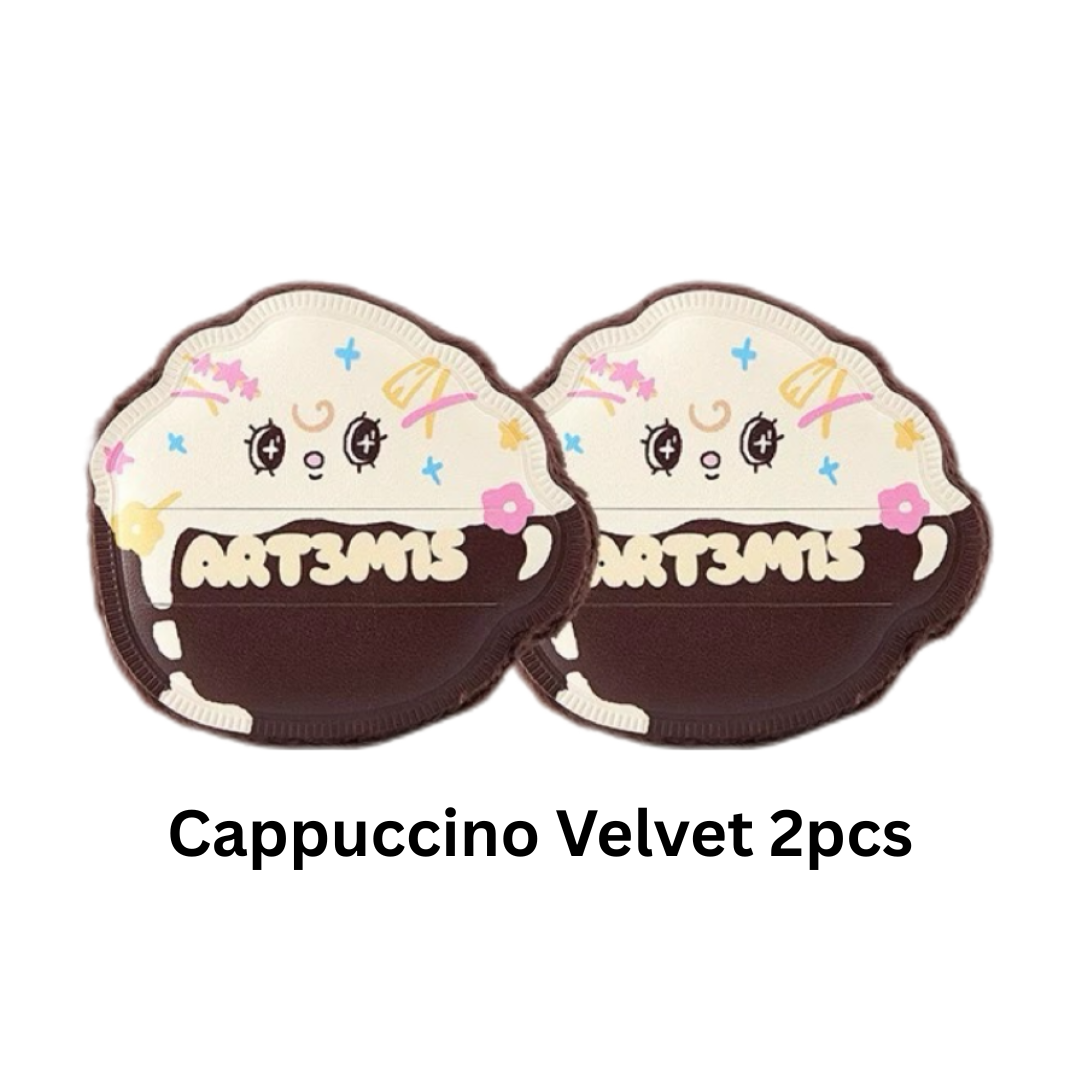 ART3M1S Full-Dome Coffee Series Makeup Puff 2pcs 凹凸迷思满凸然咖啡系列粉扑