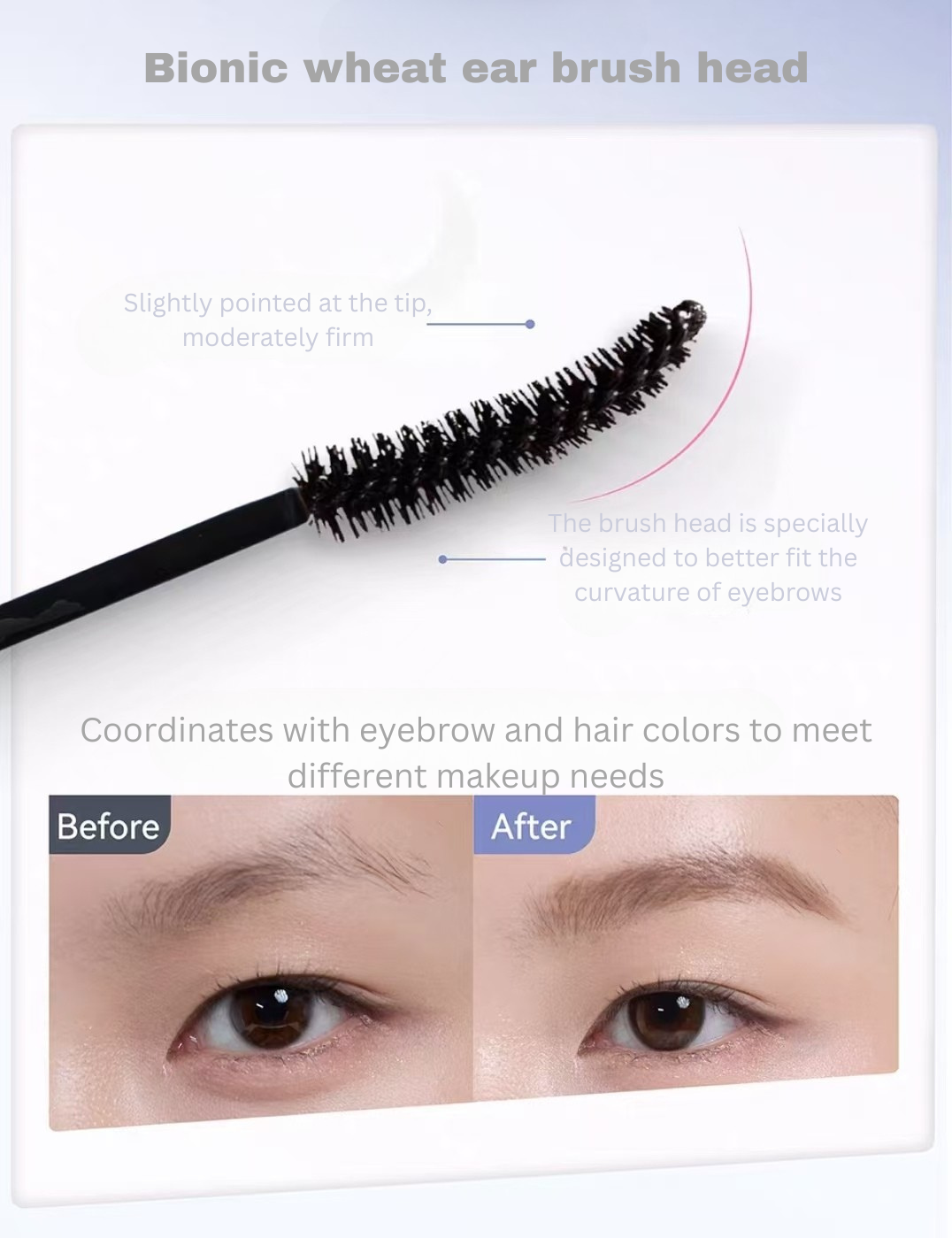 AZTK Soft Wavy Eyebrow Gel 4.5g 菁之云雾染眉膏