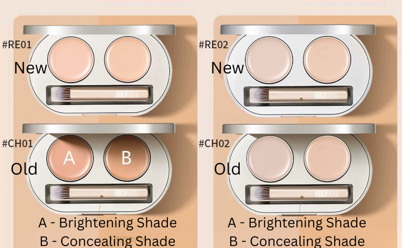 Tiktok/Douyin Hot BINCAVIDOU Two-tone Concealer for Blemishes Acne Marks and Invisible Pores 4g【Tiktok抖音爆款】卞卡遮盖斑点痘印隐形毛孔双色遮瑕膏