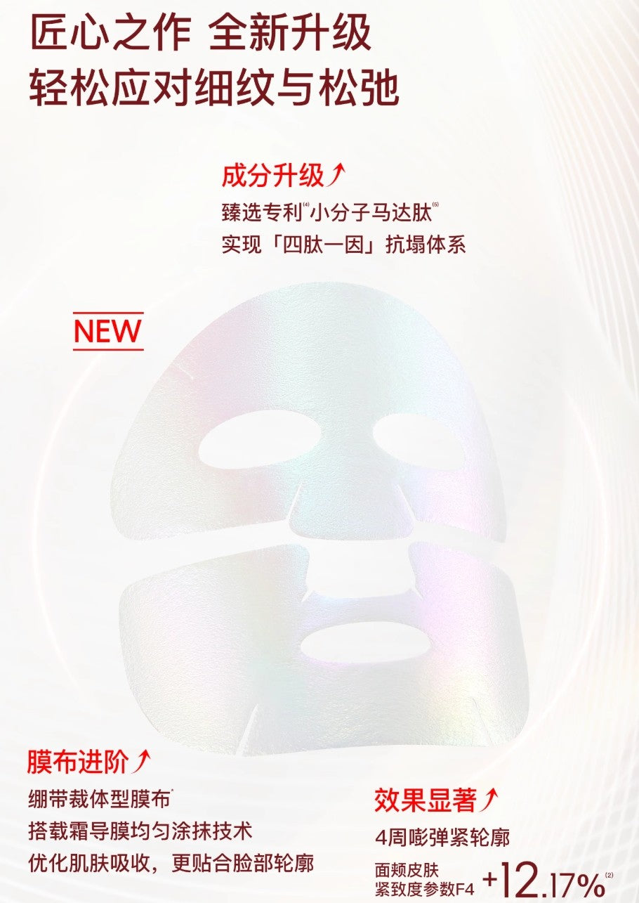 Tiktok/Douyin Hot BIOLAB Extravagant Constant Anti-Wrinkle Cream Mask 17g*5pcs【Tiktok抖音爆款】听研奢幻恒时抗皱乳霜面膜