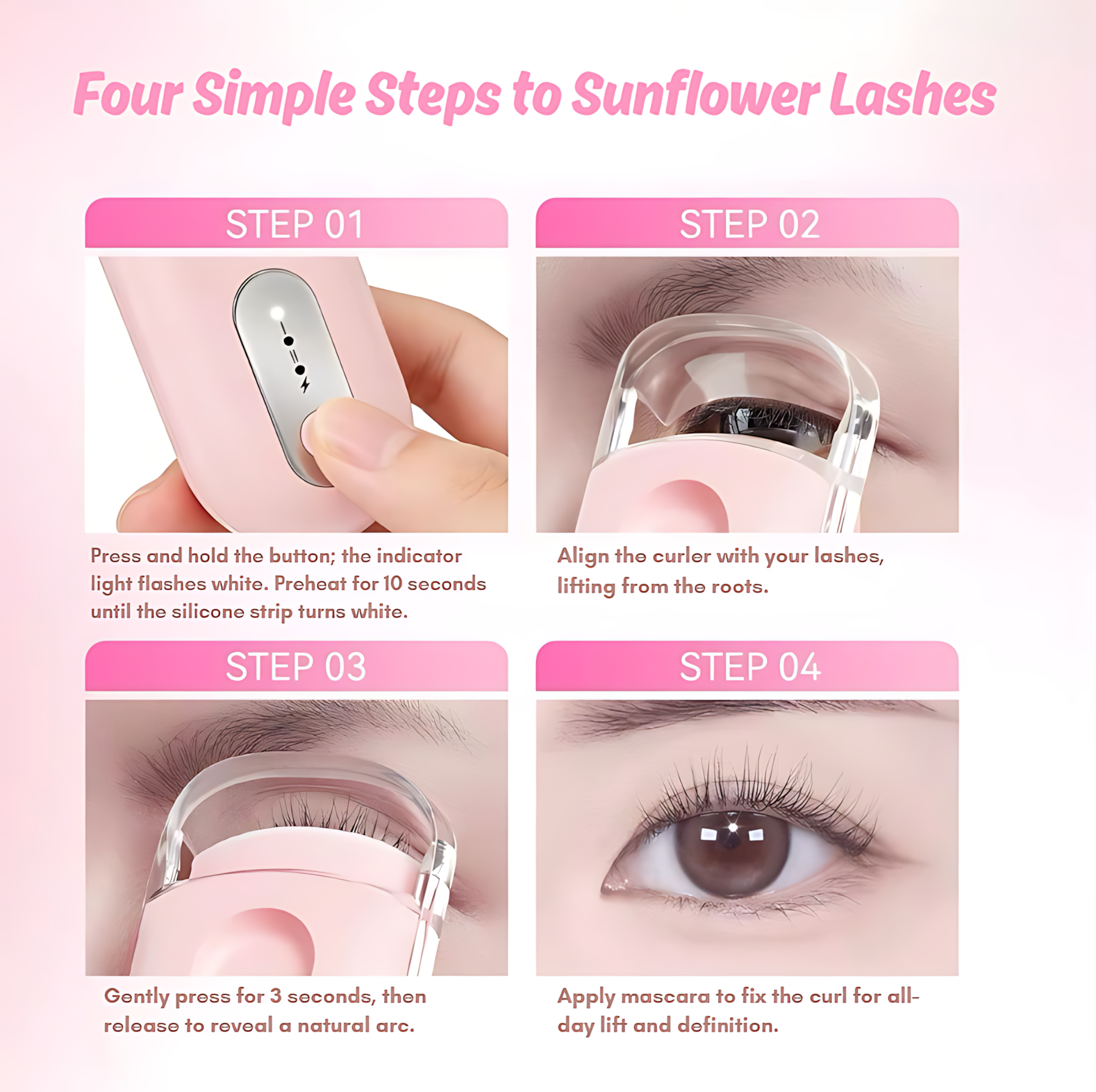 BLJ Heated Eyelash Curler 标记电热睫毛夹
