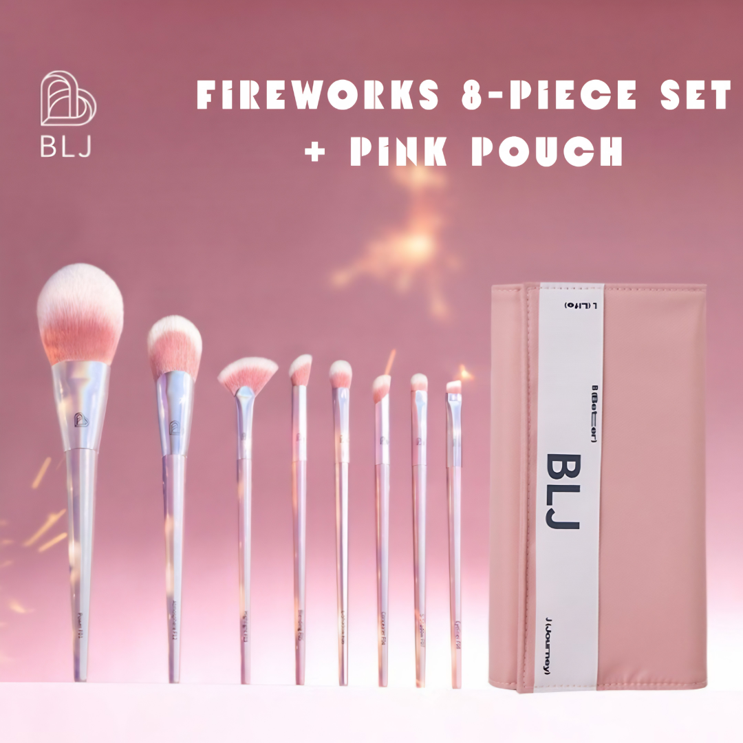 BLJ Fireworks Series 8-Piece Makeup Brush Set 3.0 标记烟火系列8支化妆刷套装3.0