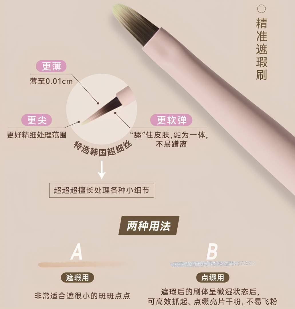 BLJ Radiant Realm Makeup Brush 1pc 标记沐光之境化妆刷