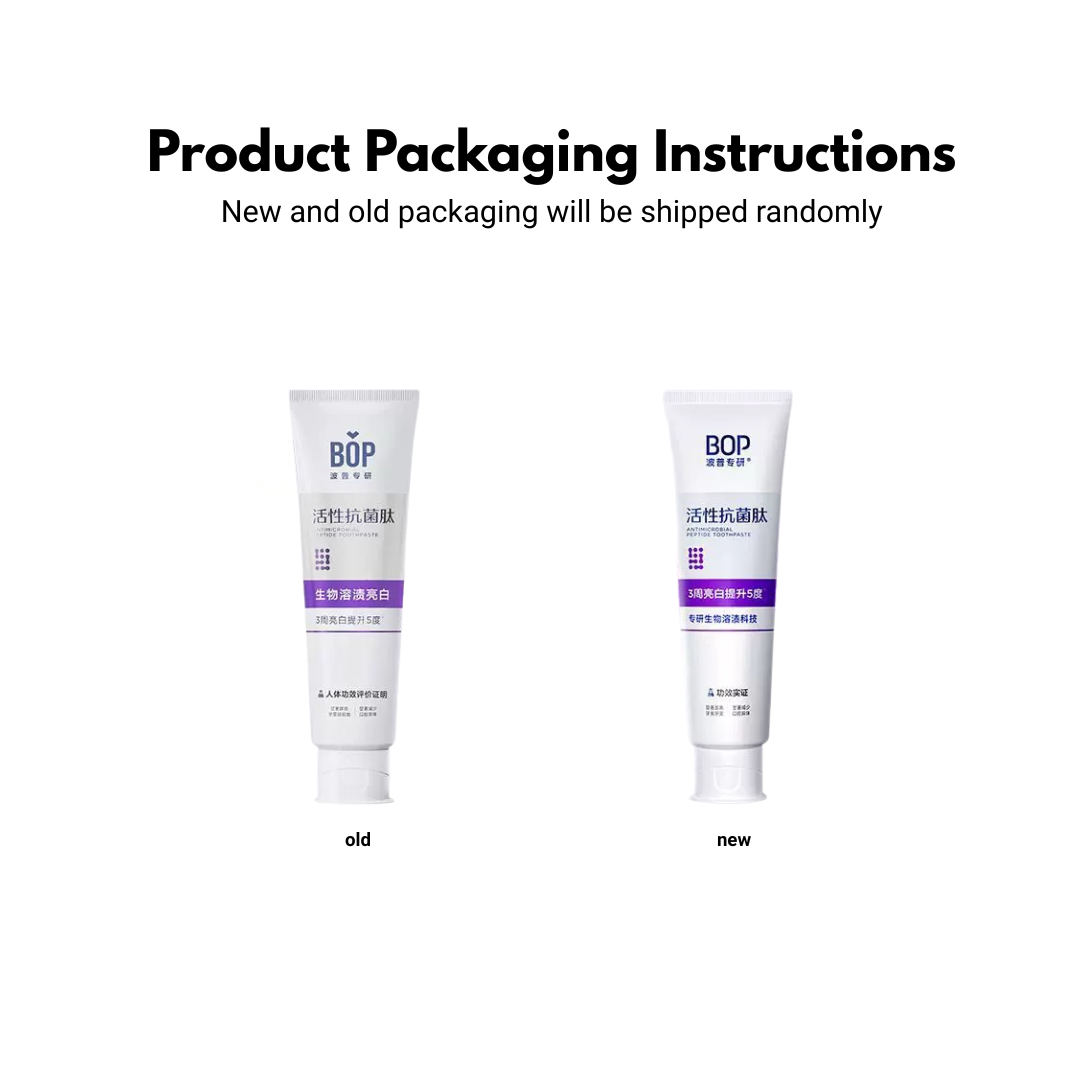 BOP Antimicrobial Peptide Toothpaste 120g 波普专研活性抗菌肽牙膏