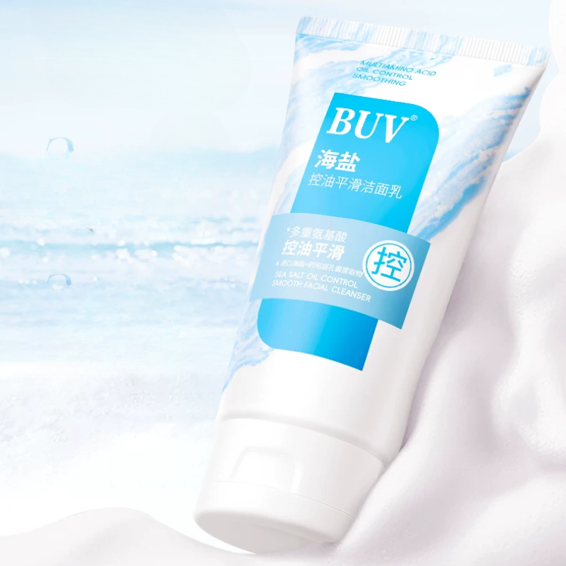 BUV Sea Salt Oil Control Smooth Facial Cleanser 100ml BUV海盐控油平滑洁面乳