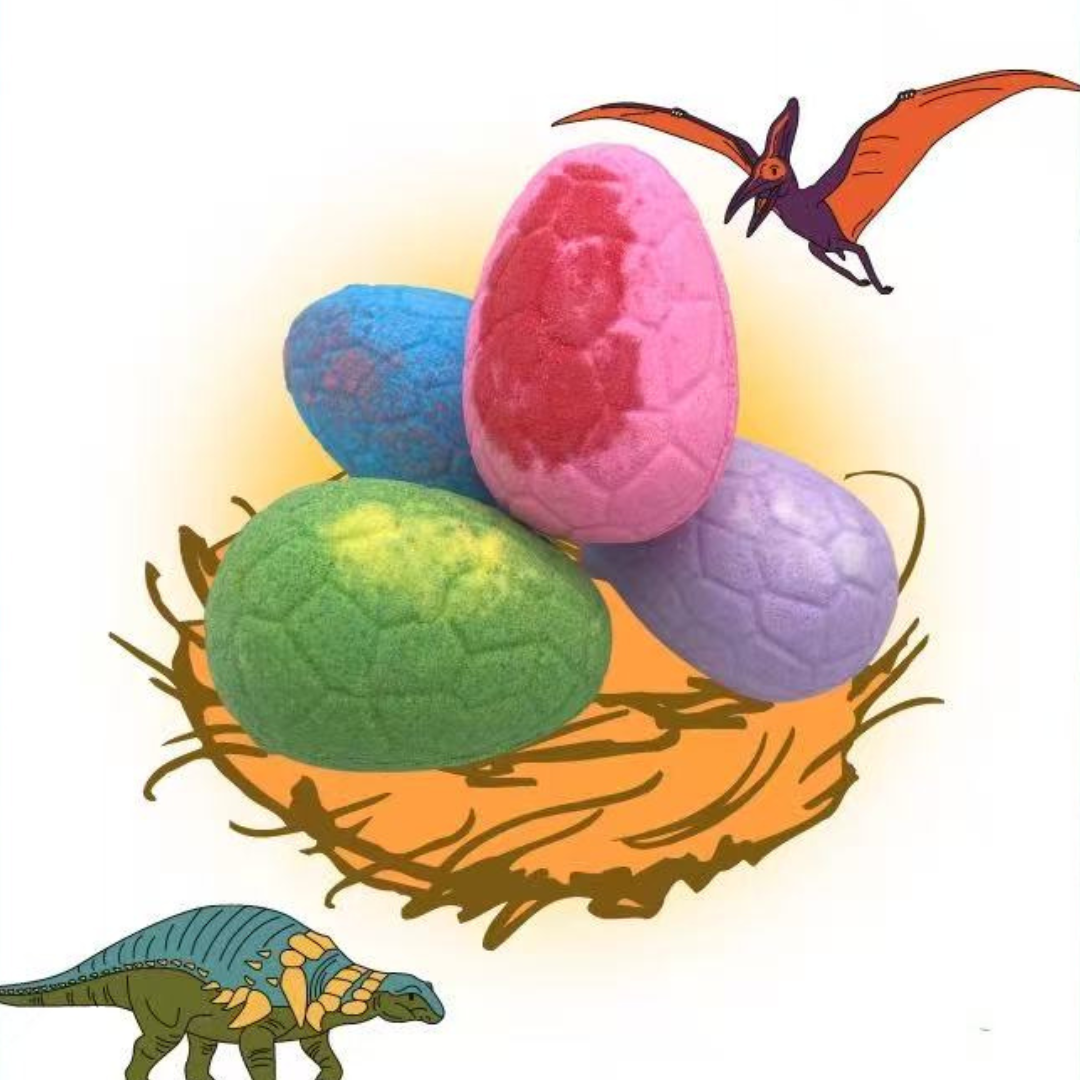 BathLab Children's Dinosaur Egg Bath Bomb 1pc 澡堂实验室儿童恐龙蛋泡澡球