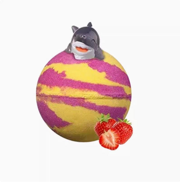 BathLab Cute Fruit Dessert Children's Bath Bomb 1pc 澡堂实验室可爱水果甜品儿童泡澡球