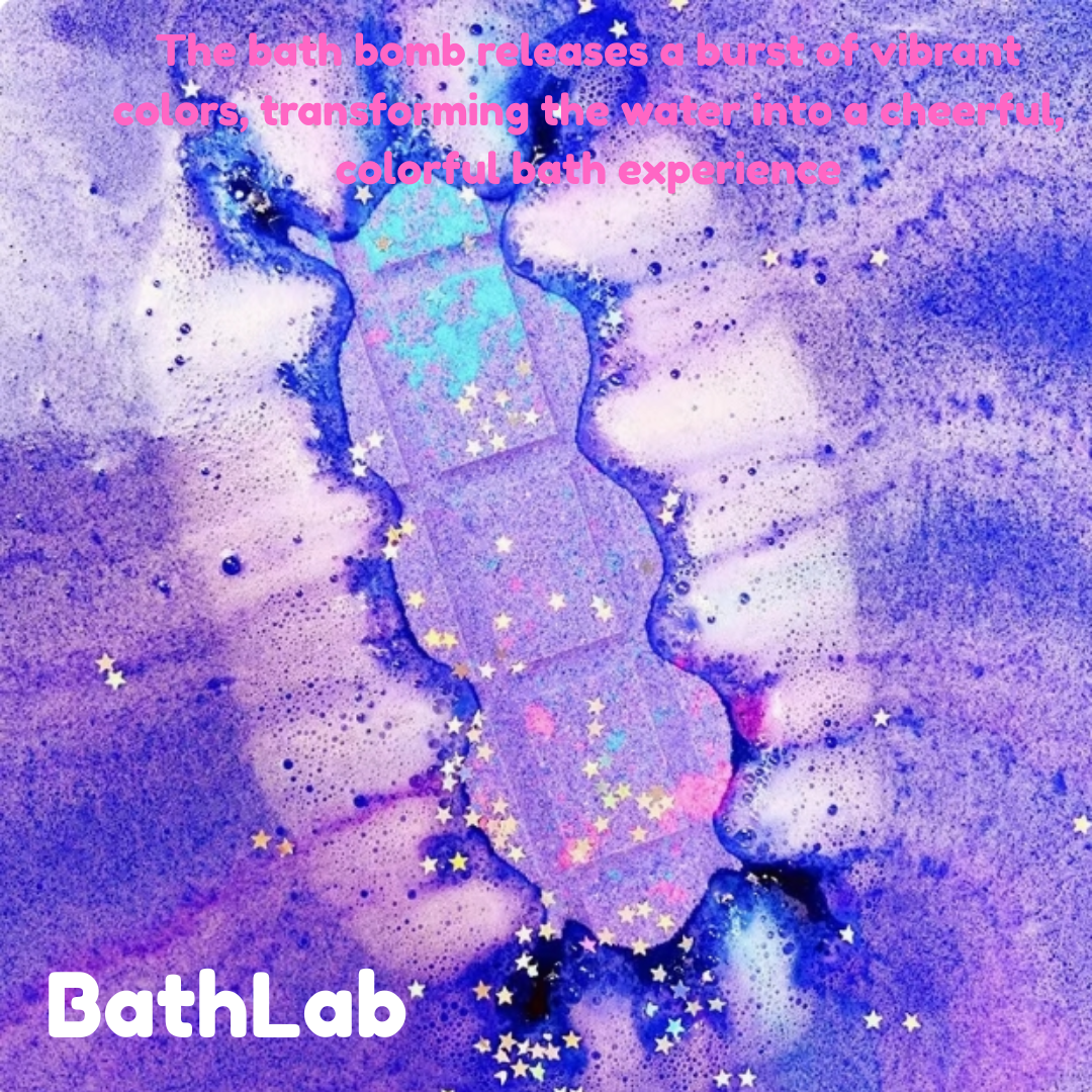 BathLab Cute Fruit Dessert Children's Bath Bomb 1pc 澡堂实验室可爱水果甜品儿童泡澡球