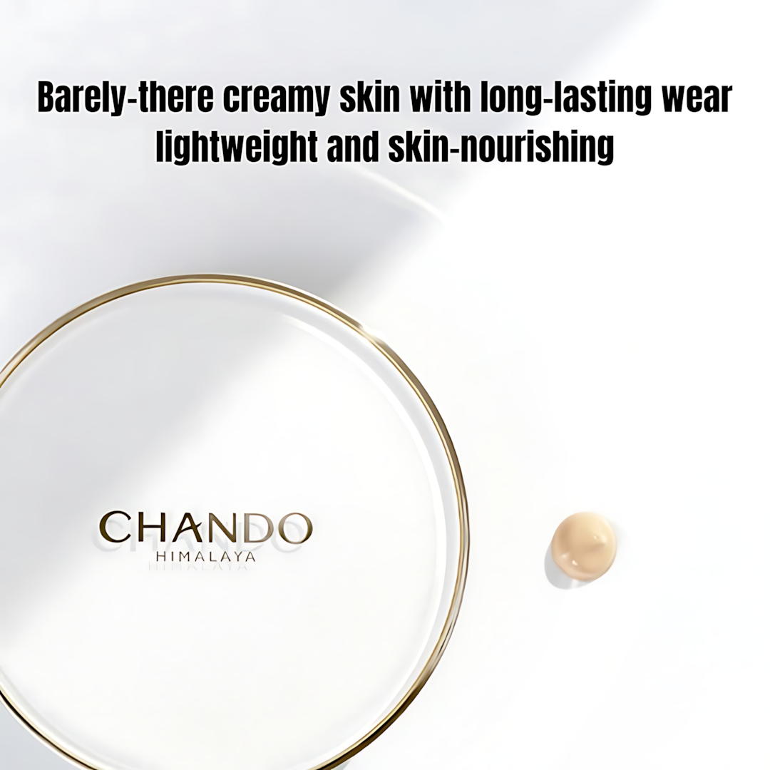 CHANDO Crystal Brightening BB Cushion 14g+14g(refill) 自然堂雪润晶采裸透气垫霜