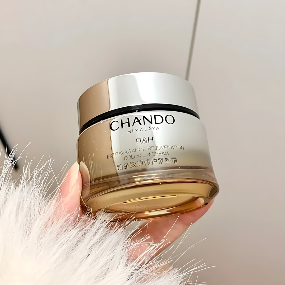 CHANDO Extravagance Rejuvenation Collagen Cream 55g 自然堂铂金胶原修护紧塑霜