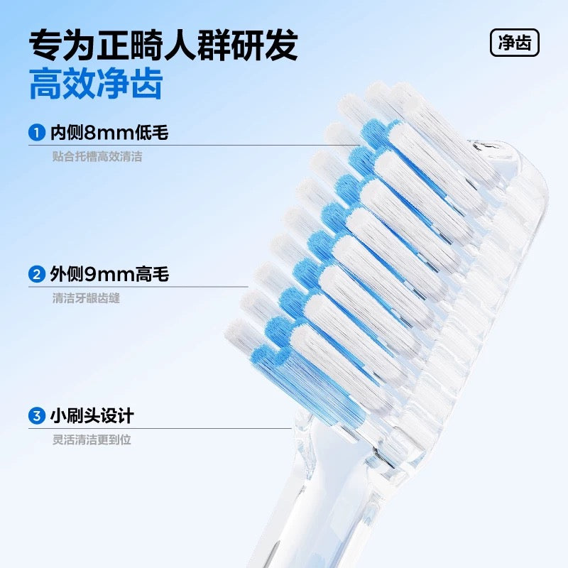 CanBan Orthodontics Toothbrush 1pc 参半折叠便携正畸牙刷