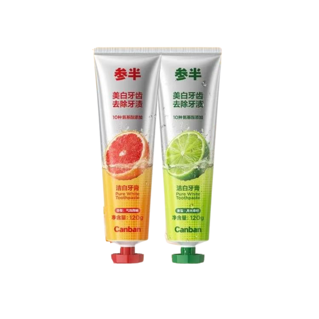 CanBan Whitening Toothpaste 120g 参半洁白牙膏