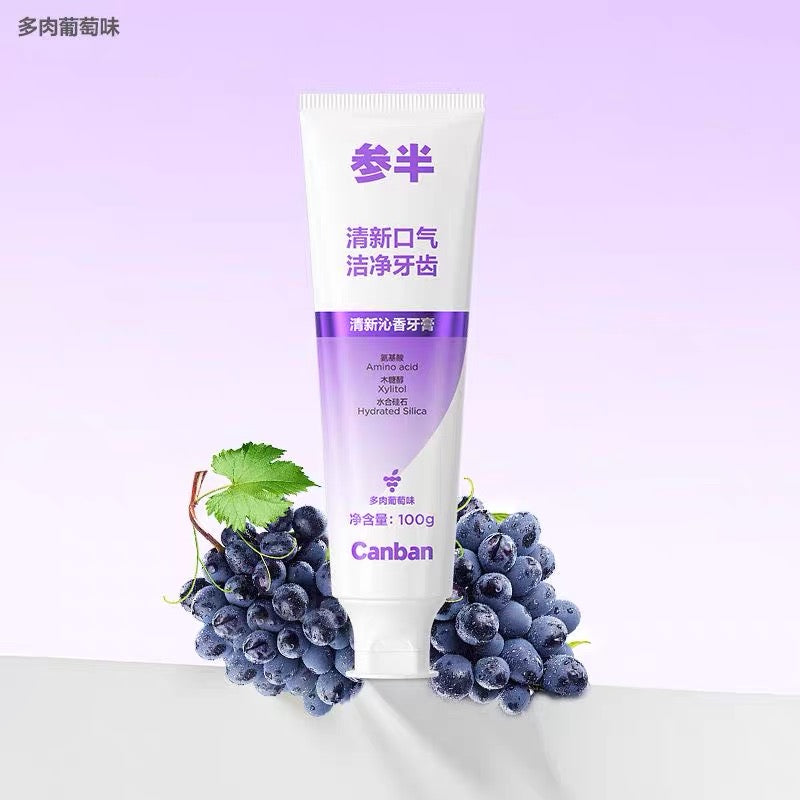 CanBan Fresh & Refreshing Toothpaste 100g 参半清新沁香牙膏