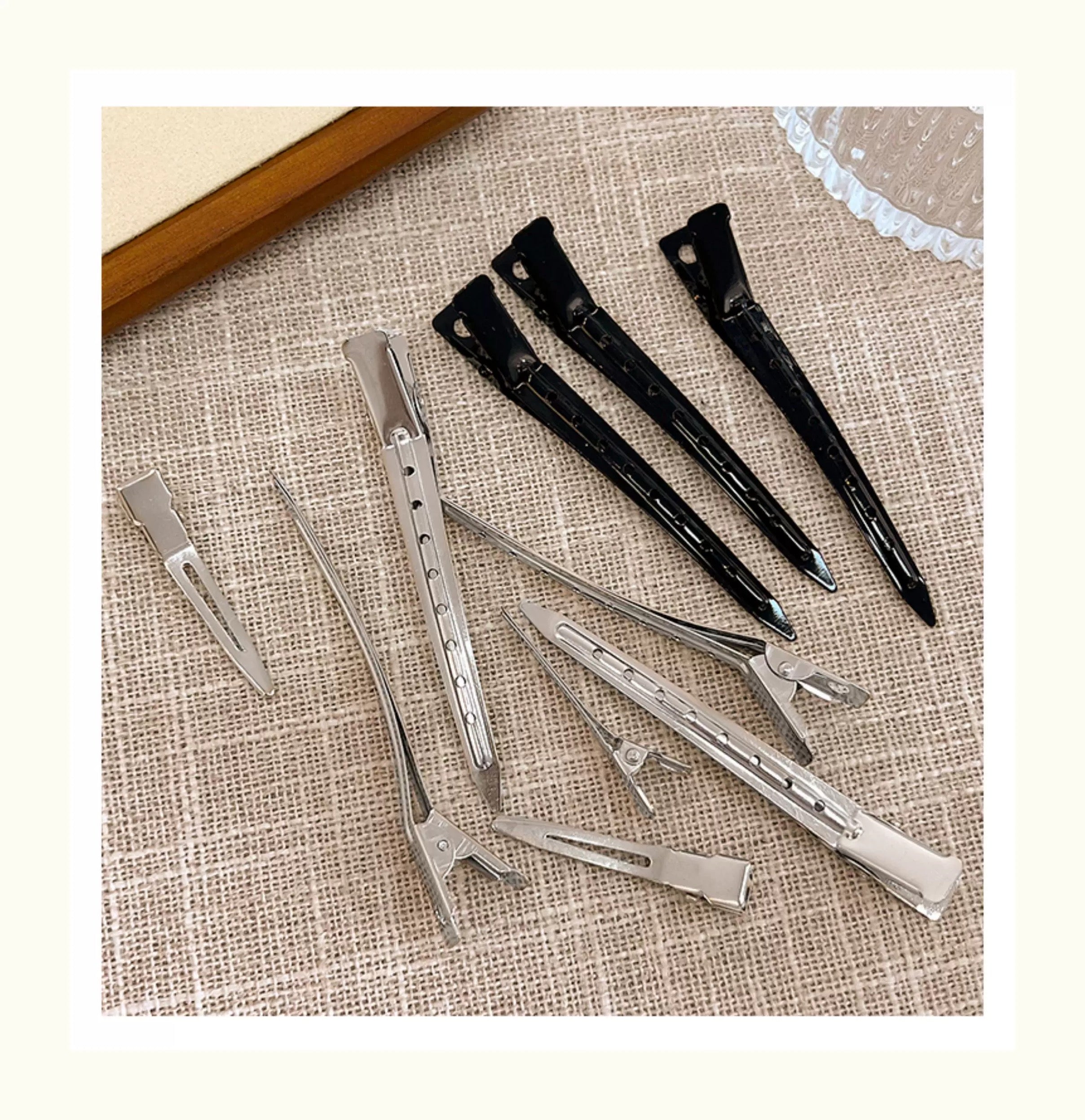 CuteHart INS Minimalist Creaseless Hair Clip - Sleek Metal Hair Clip for Effortless Style 5pcs/6pcs INS简约无痕金属发夹展现时尚造型