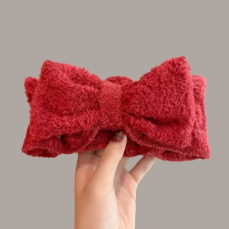 CuteHart Cute Cartoon Plush Face Wash Headband - Soft Cute Headbands for Skincare 1pc 可爱卡通毛绒洗脸发带柔软呵护肌肤