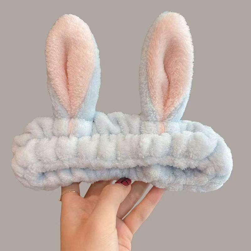 CuteHart Cute Cartoon Plush Face Wash Headband - Soft Cute Headbands for Skincare 1pc 可爱卡通毛绒洗脸发带柔软呵护肌肤