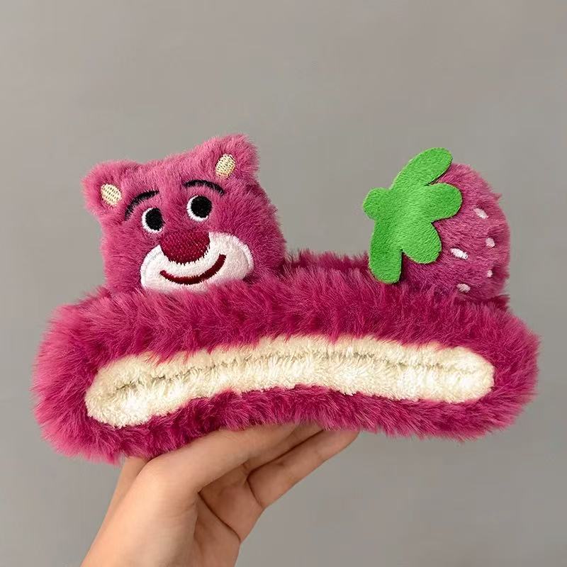 CuteHart Cute Cartoon Plush Face Wash Headband - Soft Cute Headbands for Skincare 1pc 可爱卡通毛绒洗脸发带柔软呵护肌肤