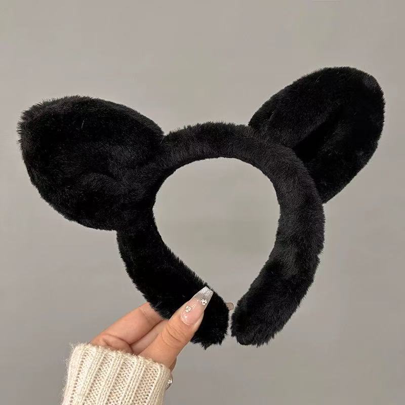 CuteHart Cute Cartoon Plush Face Wash Headband - Soft Cute Headbands for Skincare 1pc 可爱卡通毛绒洗脸发带柔软呵护肌肤