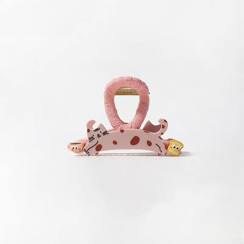 CuteHart Cute Claw Clip - Adorable Hair Claw Clip for a Sweet and Playful Touch 1pc 可爱甜品百搭抓夹为你的发型增添可爱感
