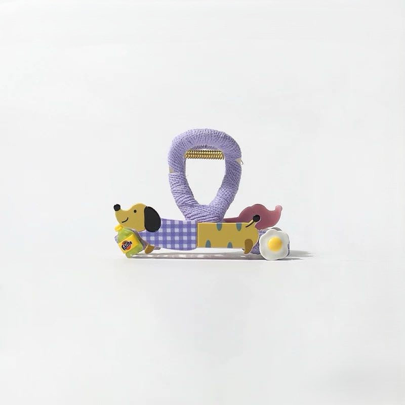 CuteHart Cute Claw Clip - Adorable Hair Claw Clip for a Sweet and Playful Touch 1pc 可爱甜品百搭抓夹为你的发型增添可爱感
