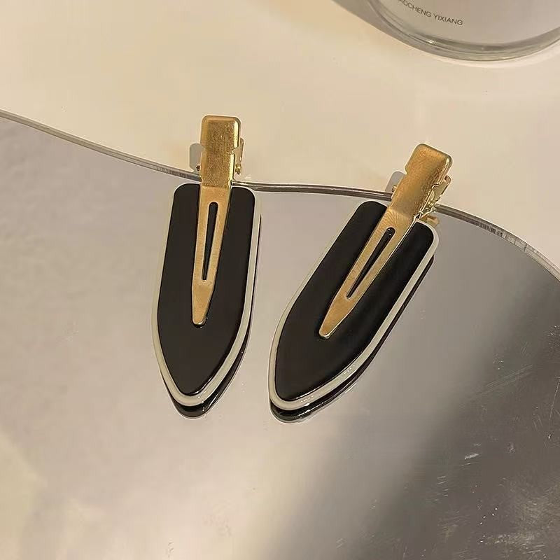 CuteHart Hair Clip No Crease Side Snap - Stylish Bangs Hair Clip for a Smooth Look 2pcs 无痕侧边鸭嘴发夹为发型增添顺滑时尚感