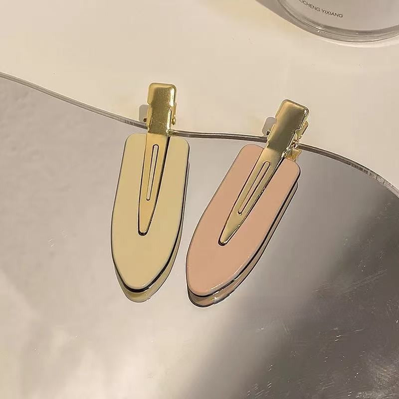 CuteHart Hair Clip No Crease Side Snap - Stylish Bangs Hair Clip for a Smooth Look 2pcs 无痕侧边鸭嘴发夹为发型增添顺滑时尚感