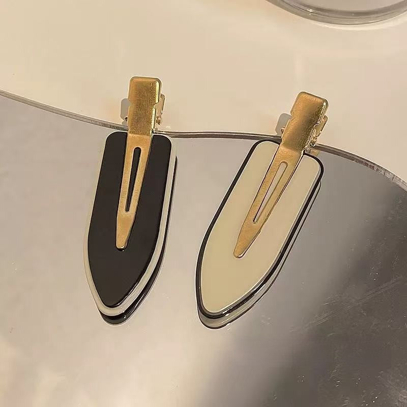 CuteHart Hair Clip No Crease Side Snap - Stylish Bangs Hair Clip for a Smooth Look 2pcs 无痕侧边鸭嘴发夹为发型增添顺滑时尚感