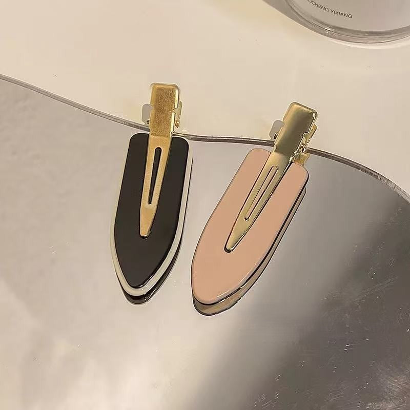 CuteHart Hair Clip No Crease Side Snap - Stylish Bangs Hair Clip for a Smooth Look 2pcs 无痕侧边鸭嘴发夹为发型增添顺滑时尚感