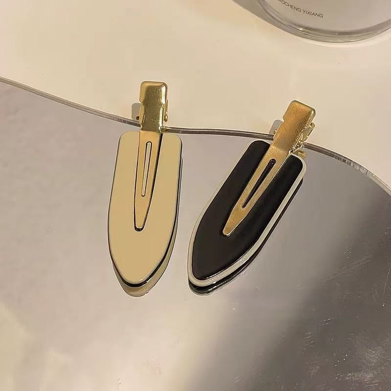 CuteHart Hair Clip No Crease Side Snap - Stylish Bangs Hair Clip for a Smooth Look 2pcs 无痕侧边鸭嘴发夹为发型增添顺滑时尚感