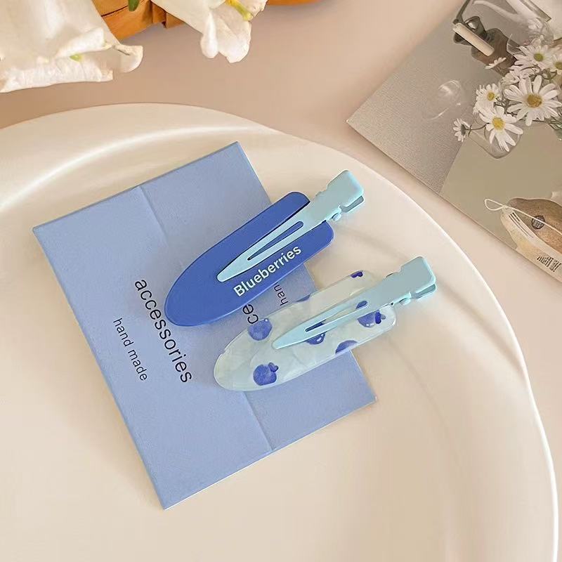 CuteHart Juice-Inspired Cute Hair Clip - Fun and Stylish Bangs Hair Clip for a Sweet Look 2pcs 可爱果汁无痕发夹为发型增添俏皮甜美的感觉
