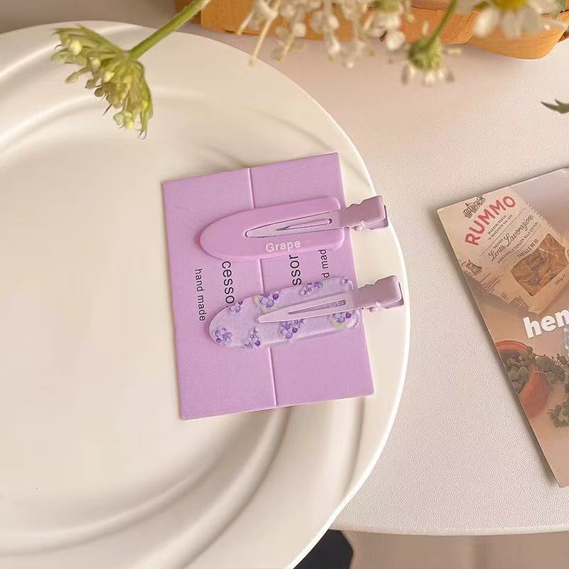 CuteHart Juice-Inspired Cute Hair Clip - Fun and Stylish Bangs Hair Clip for a Sweet Look 2pcs 可爱果汁无痕发夹为发型增添俏皮甜美的感觉