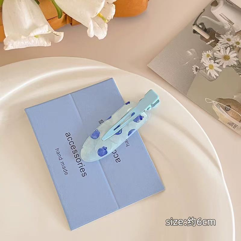 CuteHart Juice-Inspired Cute Hair Clip - Fun and Stylish Bangs Hair Clip for a Sweet Look 2pcs 可爱果汁无痕发夹为发型增添俏皮甜美的感觉