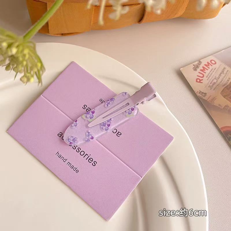 CuteHart Juice-Inspired Cute Hair Clip - Fun and Stylish Bangs Hair Clip for a Sweet Look 2pcs 可爱果汁无痕发夹为发型增添俏皮甜美的感觉