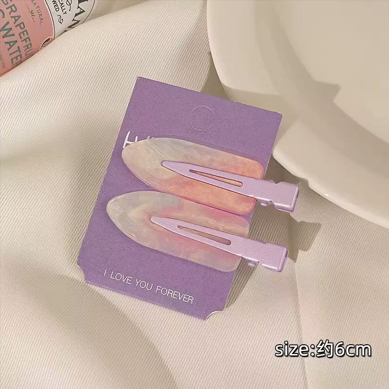 CuteHart Juice-Inspired Cute Hair Clip - Fun and Stylish Bangs Hair Clip for a Sweet Look 2pcs 可爱果汁无痕发夹为发型增添俏皮甜美的感觉