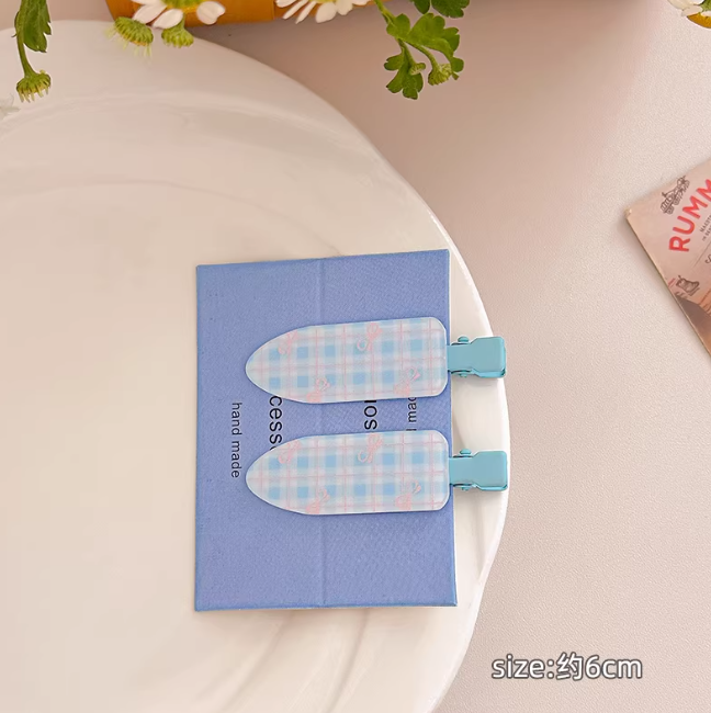 CuteHart Juice-Inspired Cute Hair Clip - Fun and Stylish Bangs Hair Clip for a Sweet Look 2pcs 可爱果汁无痕发夹为发型增添俏皮甜美的感觉