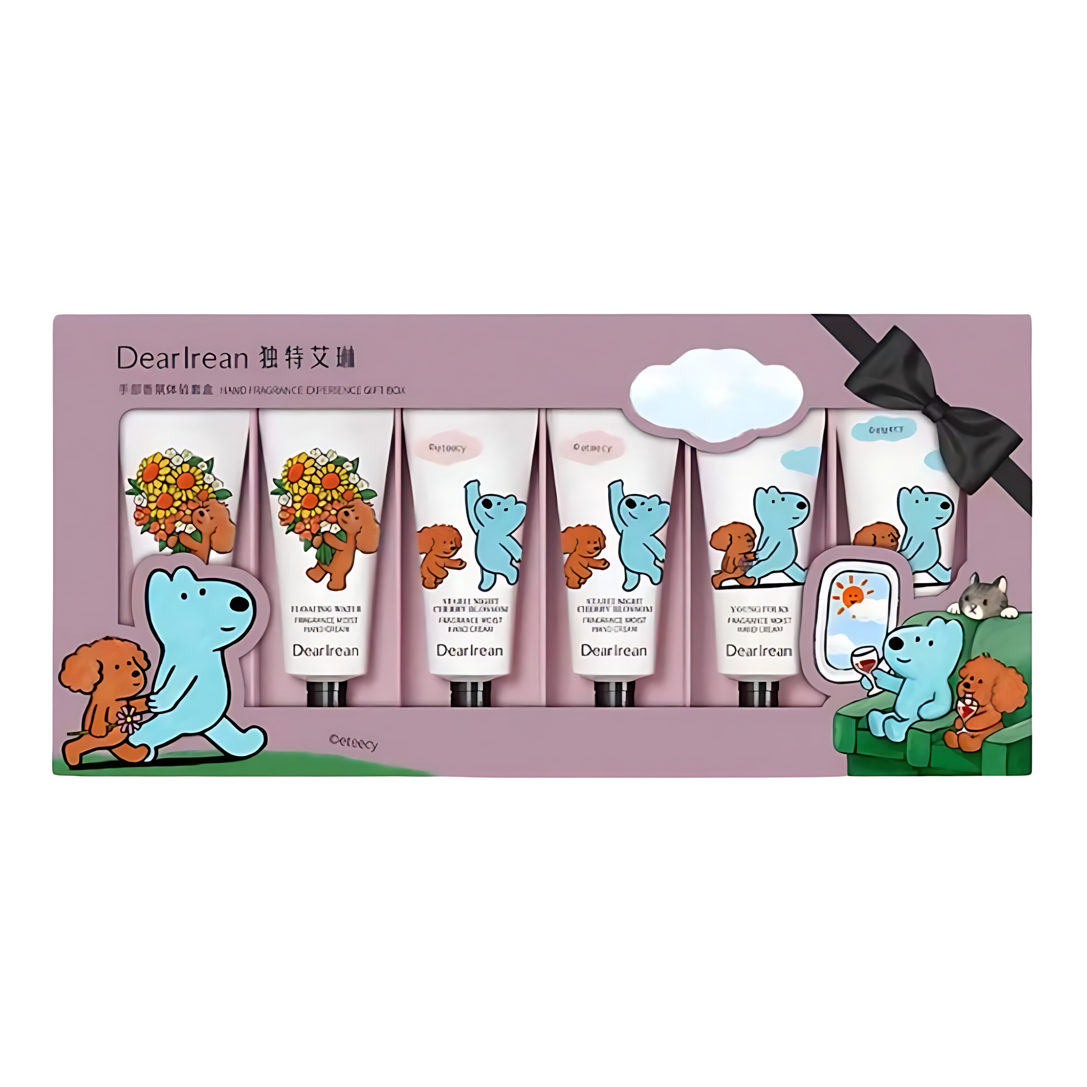 DEAR IREAN × ETEECY Hand Fragrance Experience Gift Box 10ml*6pcs 独特艾琳×治愈小狗手部香氛体验套盒