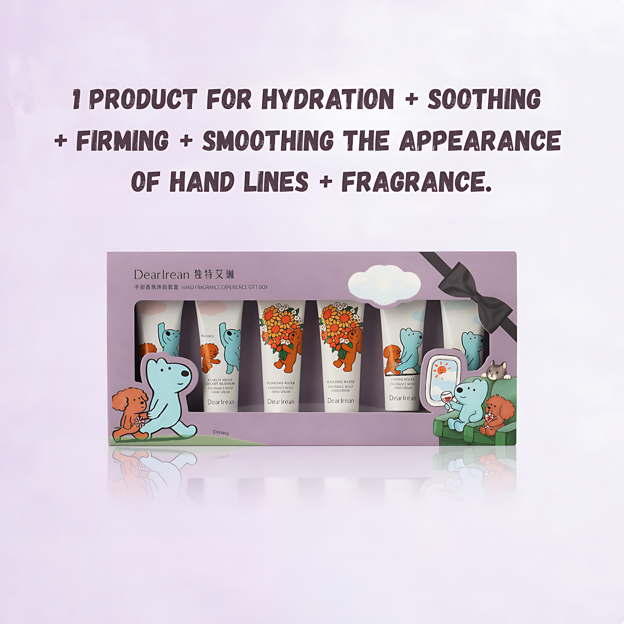 DEAR IREAN × ETEECY Hand Fragrance Experience Gift Box 10ml*6pcs 独特艾琳×治愈小狗手部香氛体验套盒