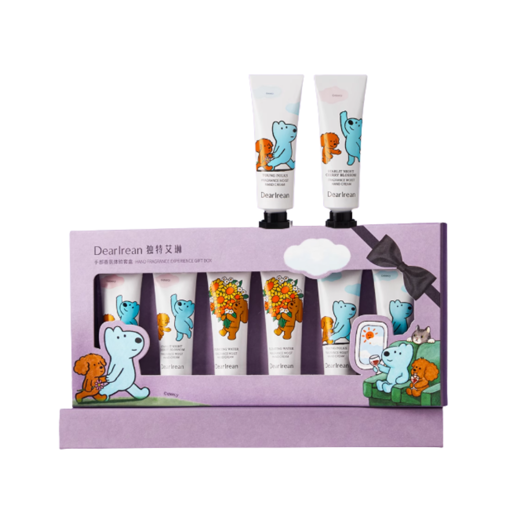 Dear Irean × Eteecy Hand Fragrance Experience Gift Box 10ml*6pcs/box 独特艾琳×治愈小狗手部香氛体验套盒