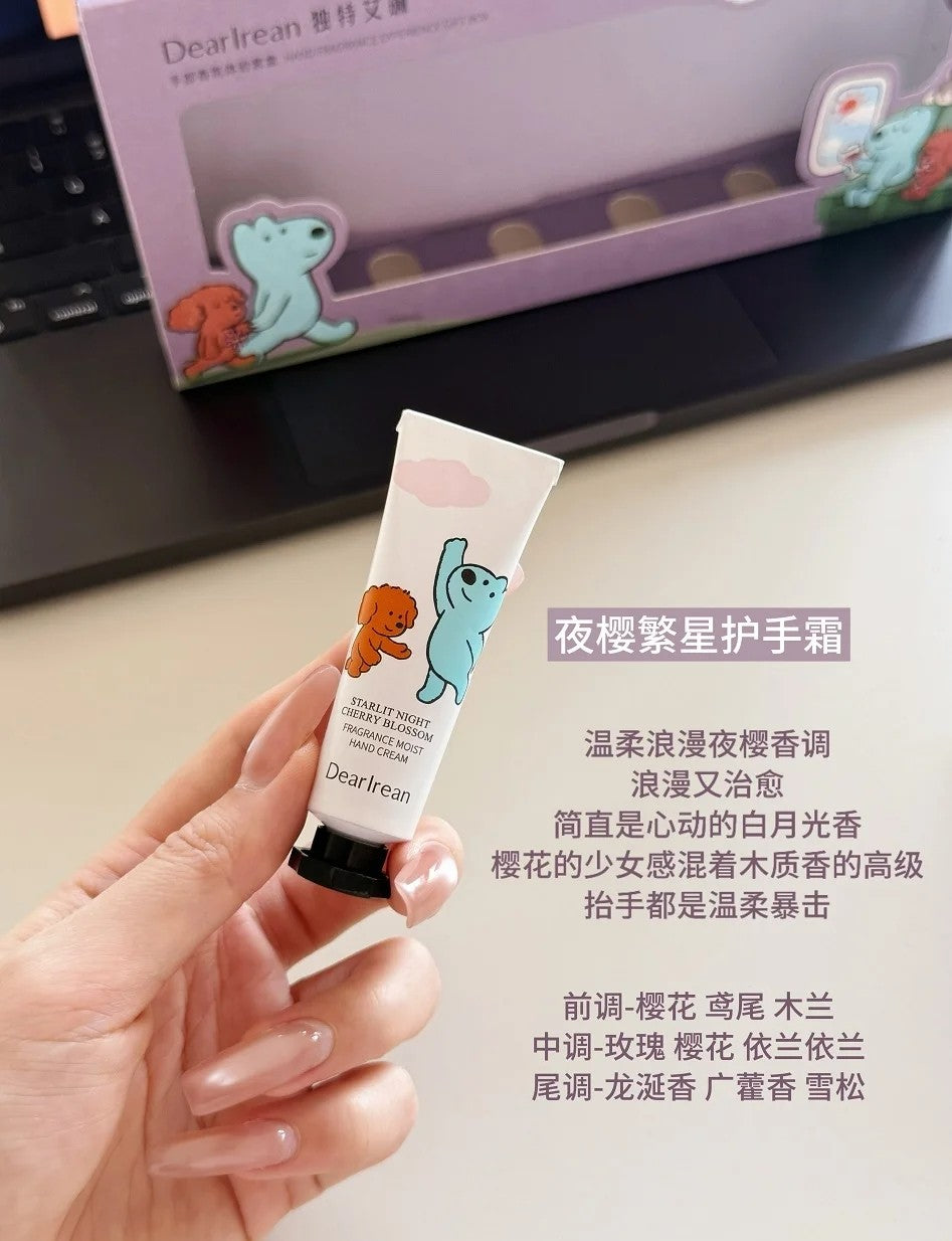 Dear Irean × Eteecy Hand Fragrance Experience Gift Box 10ml*6pcs/box 独特艾琳×治愈小狗手部香氛体验套盒