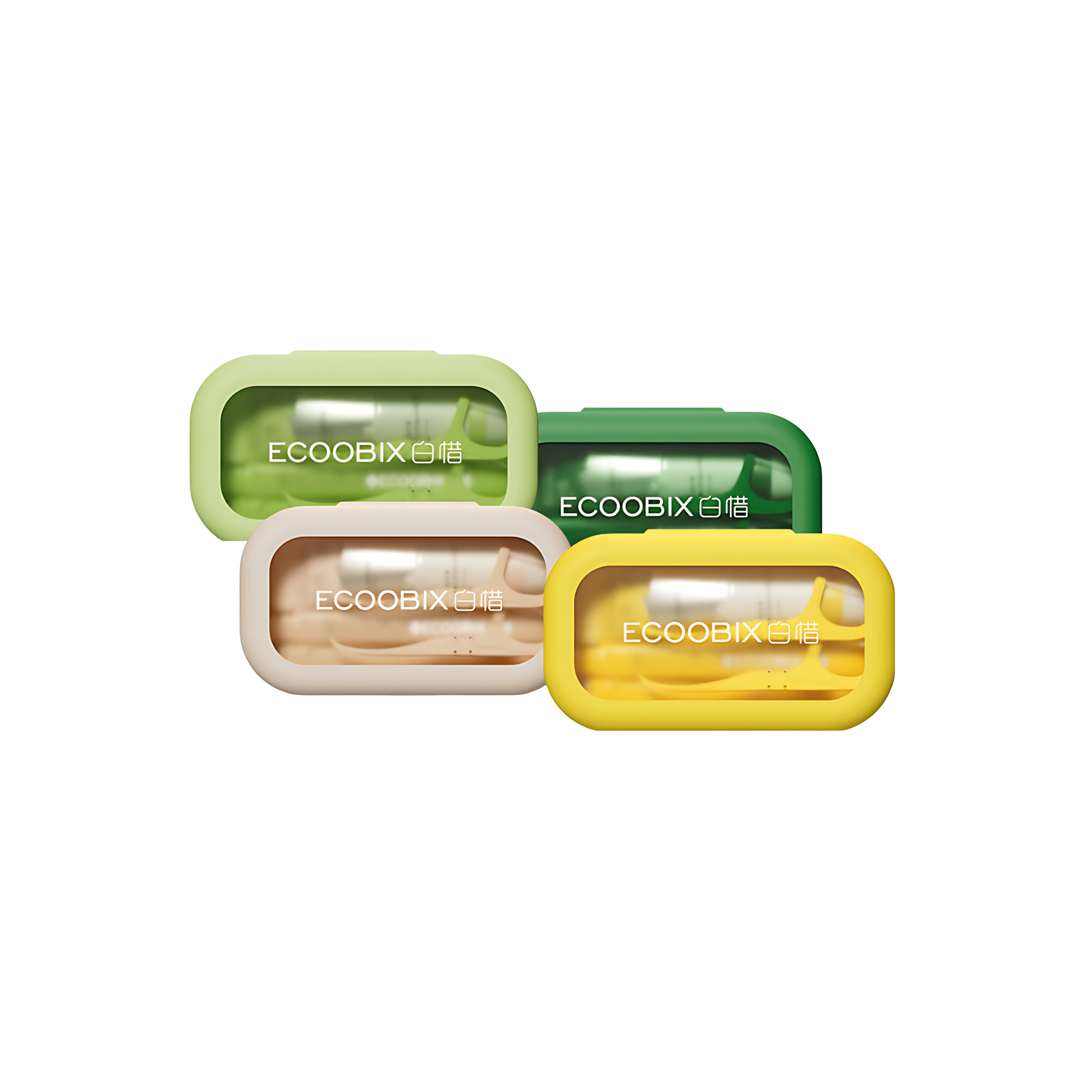 ECOOBIX Portable Travel Oral Care Kit 3pcs 白惜便携式旅行套装