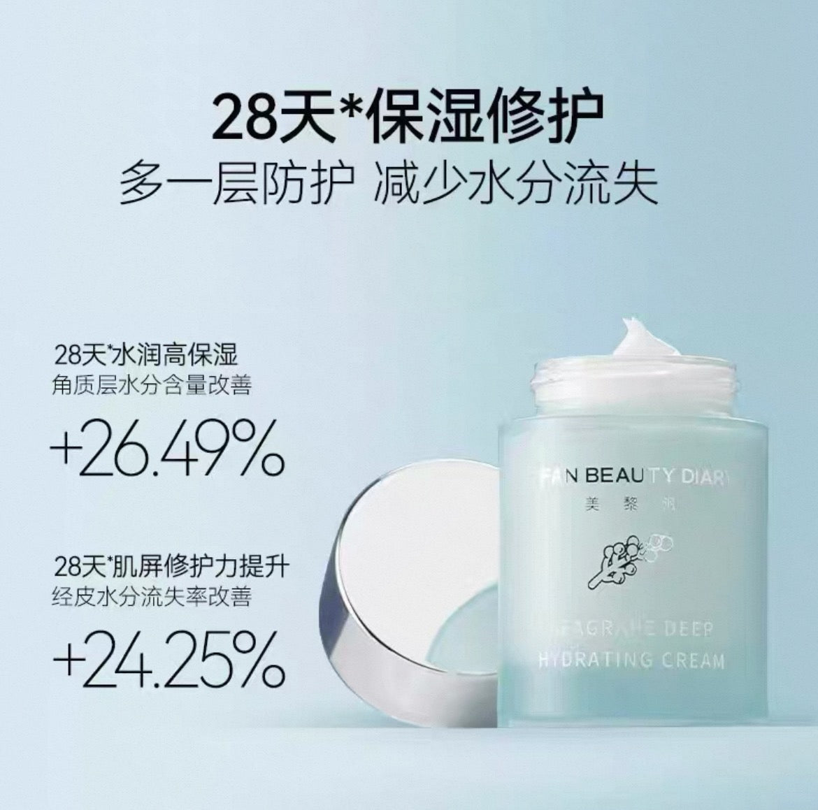 FAN BEAUTY DIARY Seagrape Deep Hydrating Cream 3.0 50g 美黎汎范冰冰同款海葡萄凝水沁透保湿面霜3.0