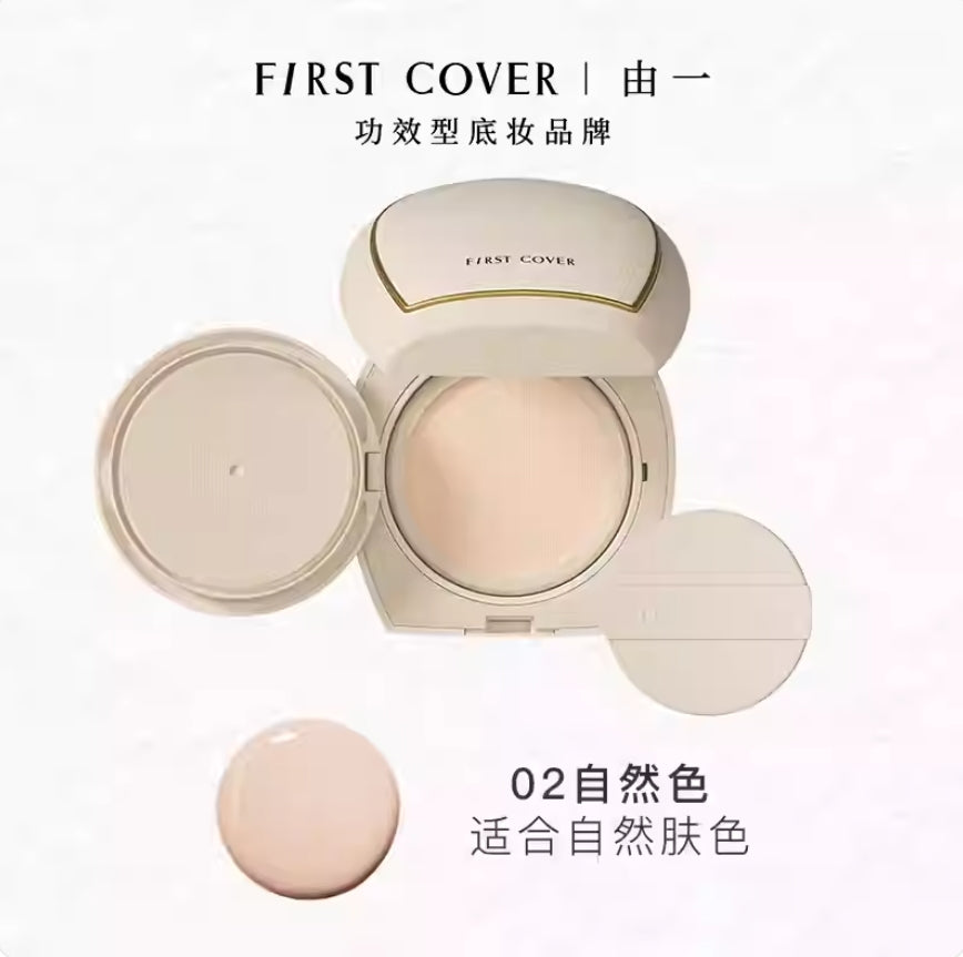 Tiktok/Douyin Hot FIRST COVER Cozy Lifting Cushion Foundation 10g＋10g 【Tiktok抖音爆款】由一提拉紧致气垫霜