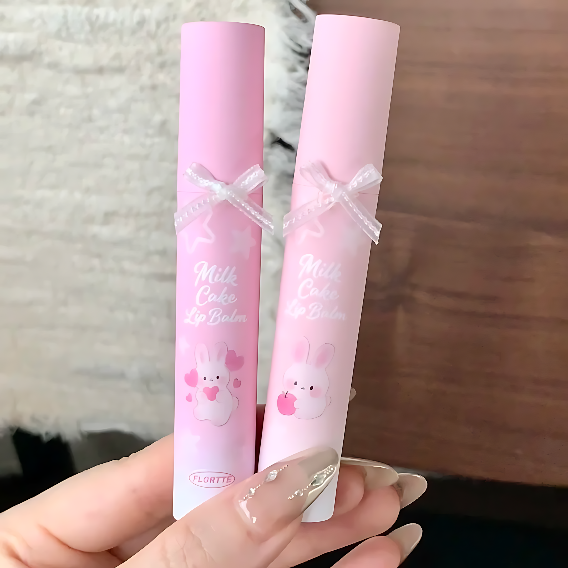 FLORTTE Bunny Series Cheese Lip Mud 3ml 花洛莉亚兔兔系列奶酪唇泥