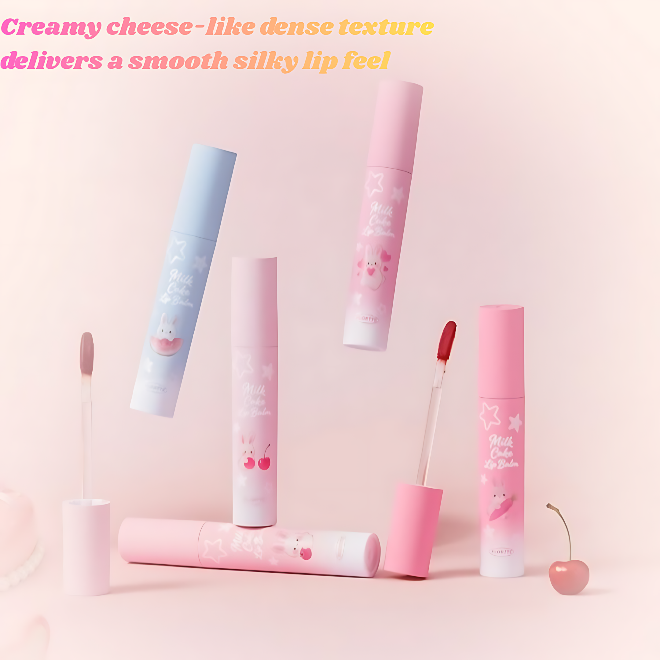 FLORTTE Bunny Series Cheese Lip Mud 3ml 花洛莉亚兔兔系列奶酪唇泥