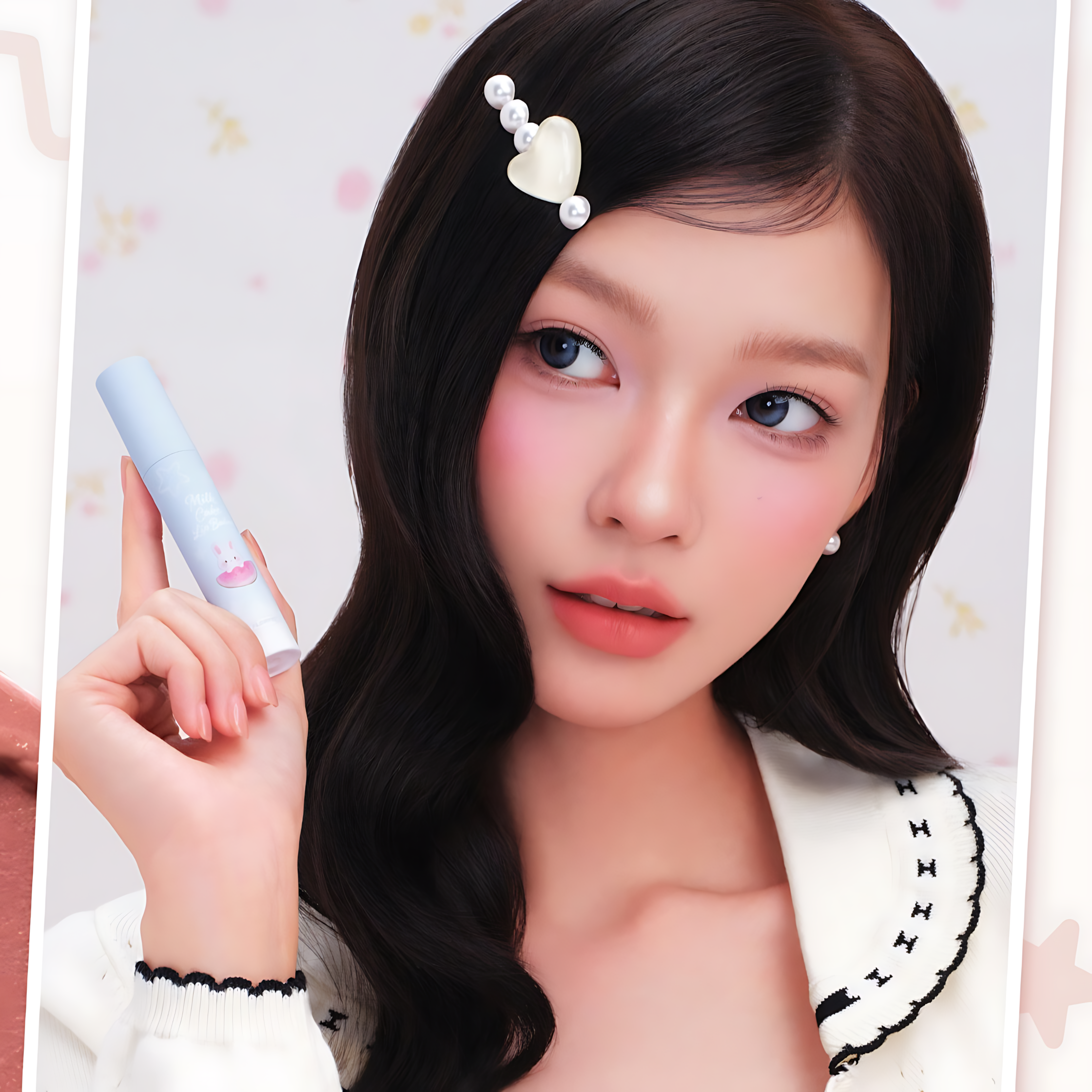 FLORTTE Bunny Series Cheese Lip Mud 3ml 花洛莉亚兔兔系列奶酪唇泥